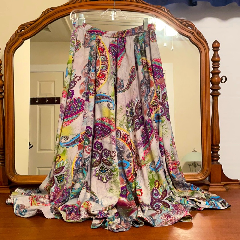 Mix Nouveau Paisley Maxi Skirt